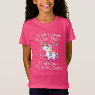 T-Shirt Diplôme de maternelle à la première année Licorne