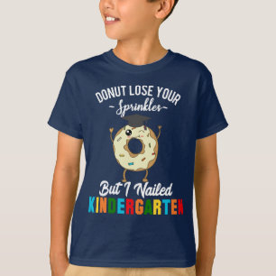 T-shirt Diplômé de maternelle drôle Enfants Gâteau de grad