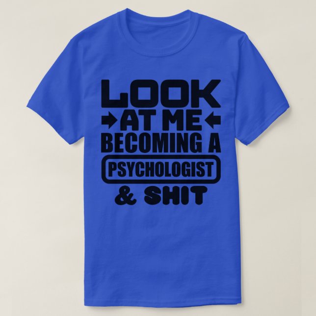 T-shirt Diplôme de psychologue (Design devant)