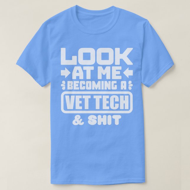 T-shirt Diplôme de technicien Vet (Design devant)