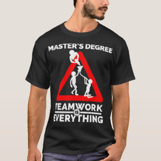 T-shirt Diplôme d'obtention d'un diplôme de maîtrise supér