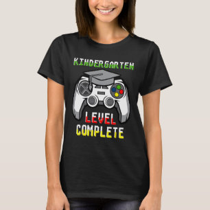 T-shirt Diplômé du jeu vidéo pour enfants de niveau matern