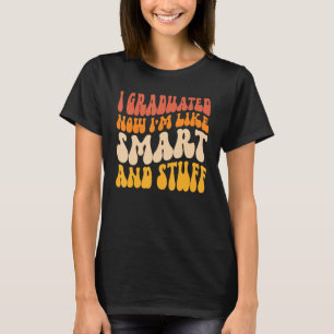 T-shirt Diplômé du lycée universitaire Senior 2023 Groovy