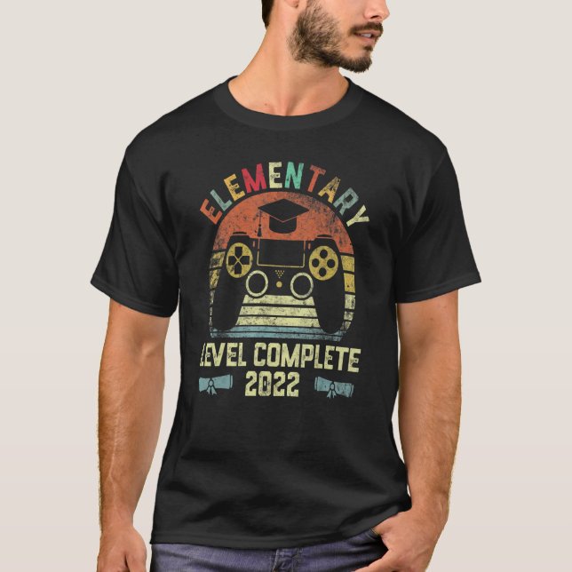 T-shirt Diplôme élémentaire Niveau 2022 Vidéo complète G (Devant)
