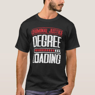 T-shirt Diplôme en justice pénale Chargement d'avocat Proc