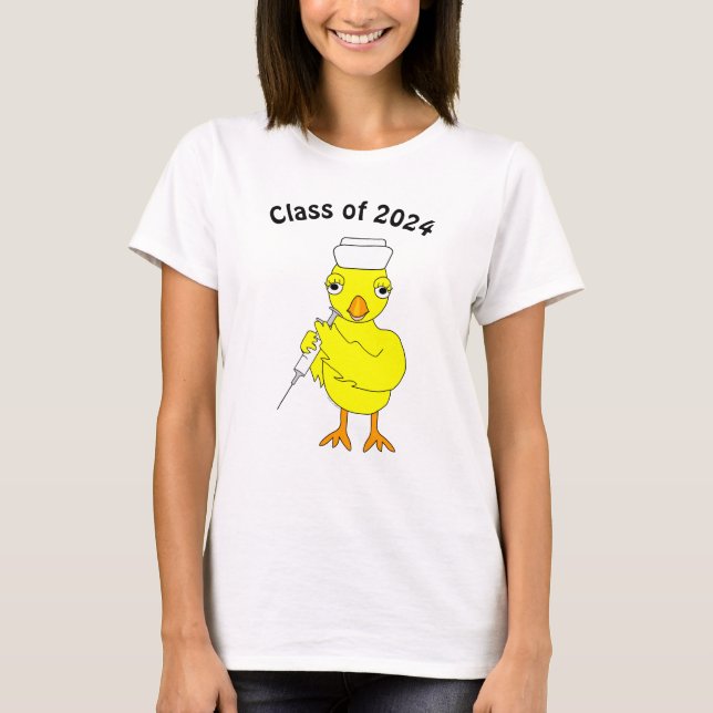 T-shirt Diplôme en soins infirmiers (Devant)