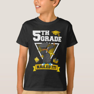 T-shirt Diplômé garçon 5e année c'est réussi Cl de 2024