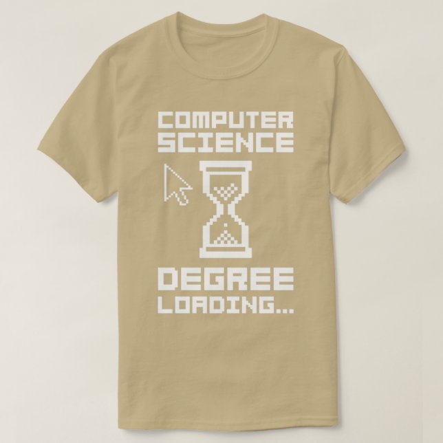 T-shirt Diplôme informatique Chargement1 (Design devant)