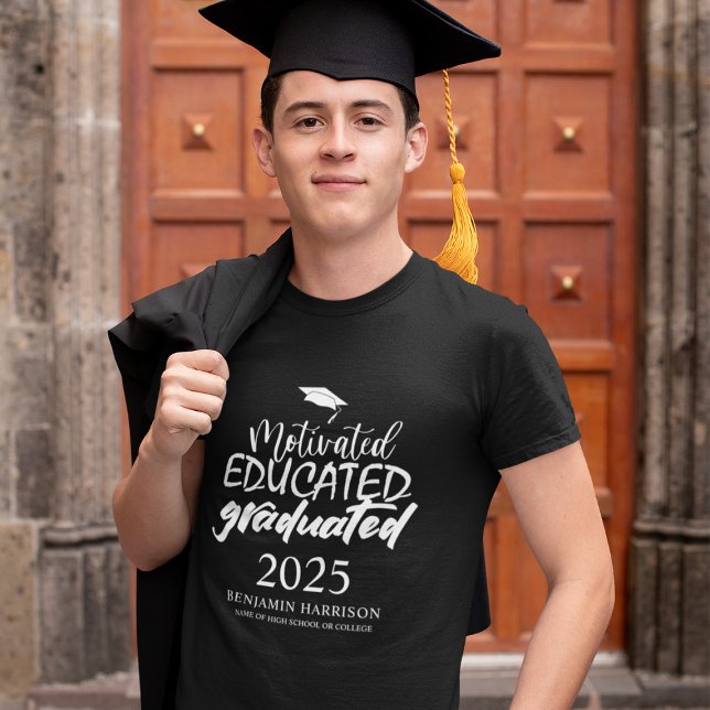 T-shirt Diplômé motivé | Graduation (Créateur téléchargé)