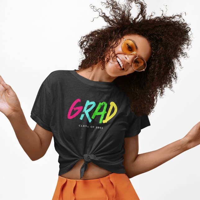 T-shirt Diplômé Néon de la promotion 2026 (Créateur téléchargé)