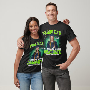T-shirt Diplômé Parents Séniors Photo personnalisée Bootle