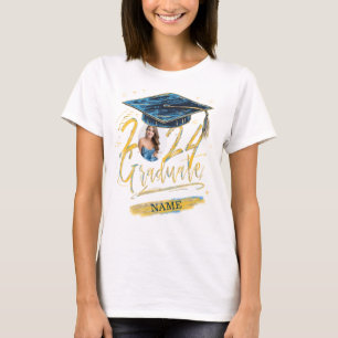 T-shirt Diplôme personnalisé avec photo sur mesure