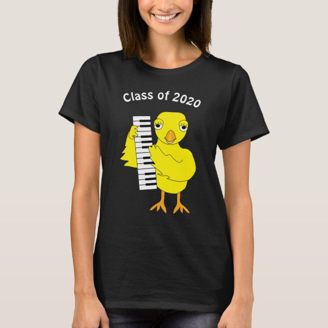 T-shirt Diplôme Piano Chick (Devant)