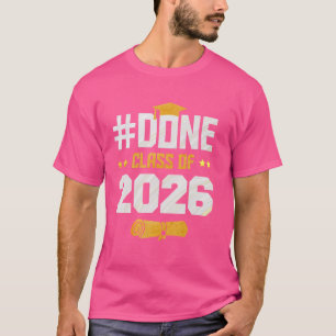 T-shirt Diplômé Promotion 2026 Diplômé Terminale Lycée