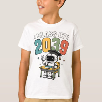 T-shirt Diplômé Robot Avenir Promotion 2039 Remise des dip