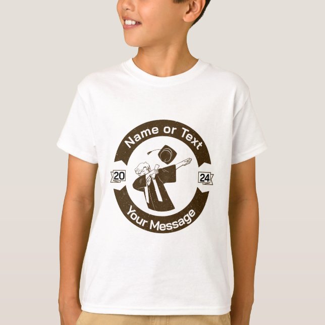 T-shirt Diplôme scolaire personnalisé (Devant)