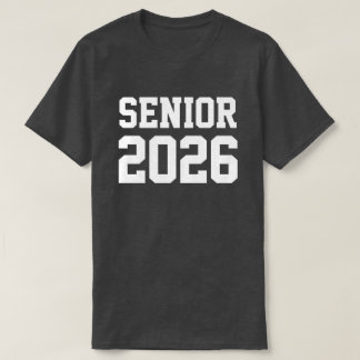 T-shirt Diplômé senior 2026