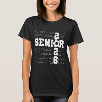 T-shirt Diplômé Senior 2026 Promotion 2026 École Football