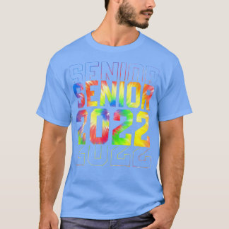 T-shirt Diplômé Senior Hommes Fille Classe de 2022 Senior 