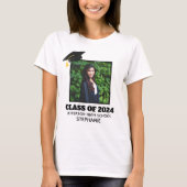 T-shirt Diplôme sur mesure Portrait principal Photo femme (Devant)