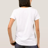 T-shirt Diplôme sur mesure Portrait principal Photo femme (Dos)
