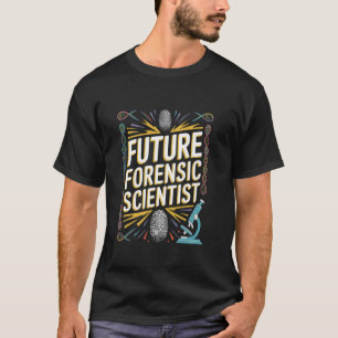 T-shirt Diplômée future scientifique médico-légale enfant