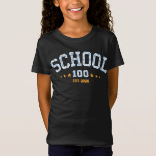 T-Shirt Diplômés de Terminale 2026 Fleurs Bleues Personnal