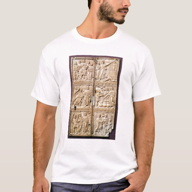 T-shirt Diptyque montrant les miracles du Christ (Devant)