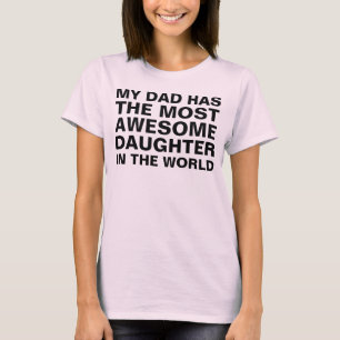 T-shirt Dire de la fille le plus impressionnant du papa