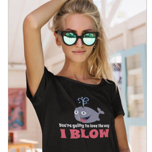 T-shirt Dire hilare de baleine