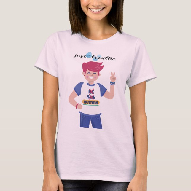 T-shirt Dire leur nom, le design graphique masculin (Devant)