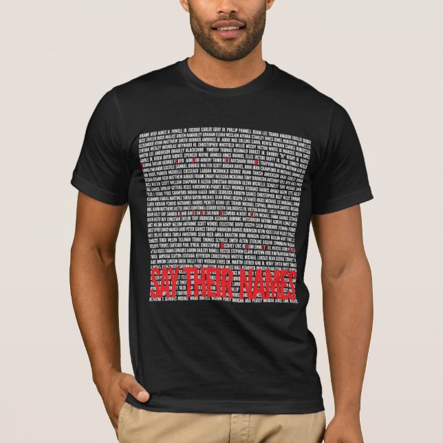 T-shirt dire leurs noms (Devant)