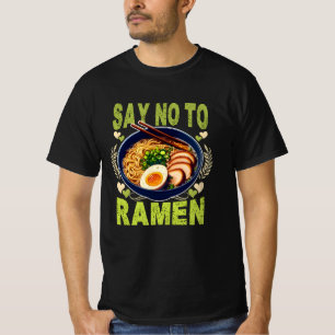 T-shirt dire non à ramen