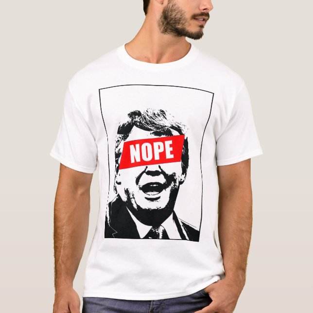T-shirt Dire "Non" à Trump (Devant)