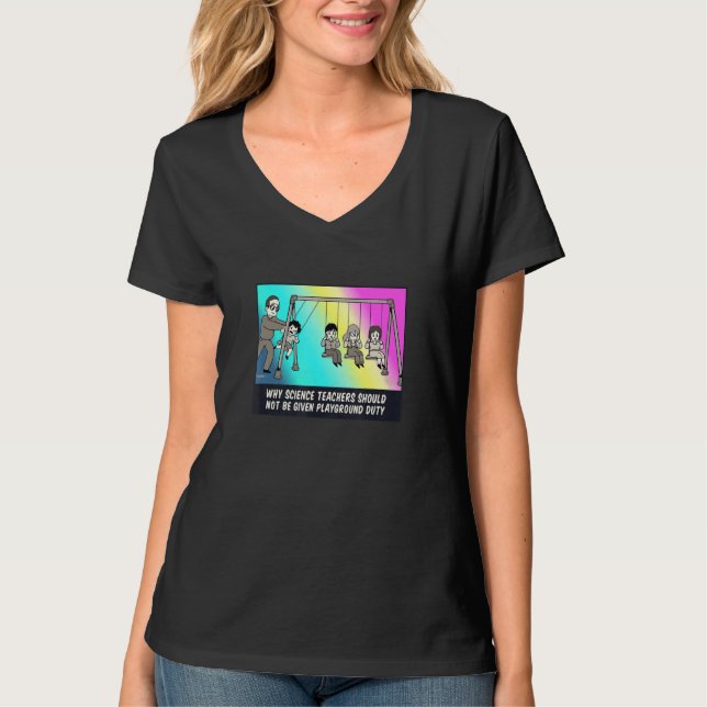 T-shirt Dire Pour Les Enseignants En Sciences 4 (Devant)
