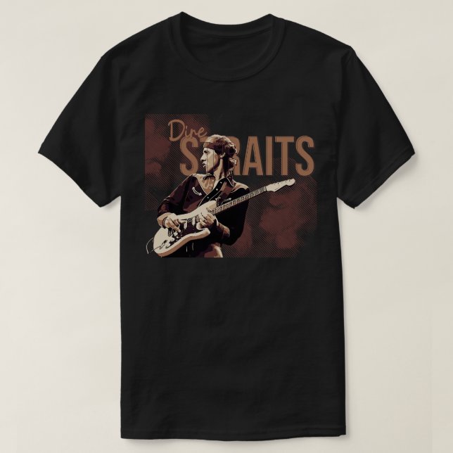 T-shirt Dire Straits Classic rock (Design devant)