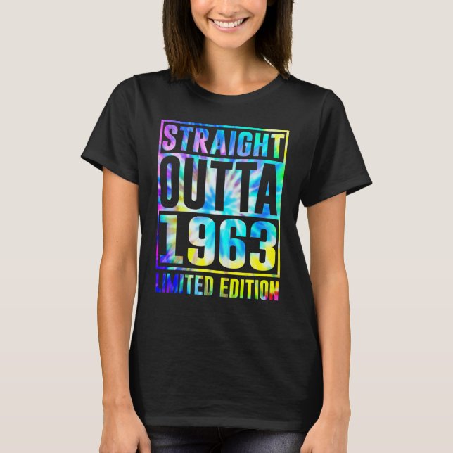 T-shirt Direct Outta 1963 60e anniversaire (Devant)