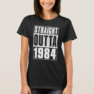 T-shirt Direct Outta 1984 38 Ans Vintage 38ème Birt