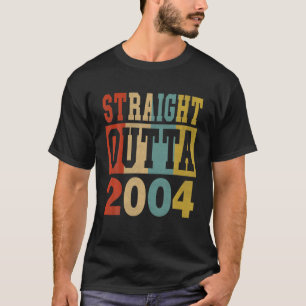 T-shirt Direct Outta 2004 17E Anniversaire Garçon De 17Ans