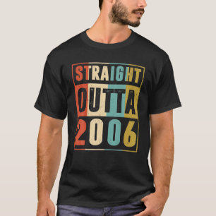 T-shirt Direct Outta 2006 17 Ans 17ème Anniversaire