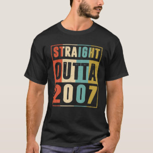 T-shirt Direct Outta 2007 16 Ans 16e Anniversaire