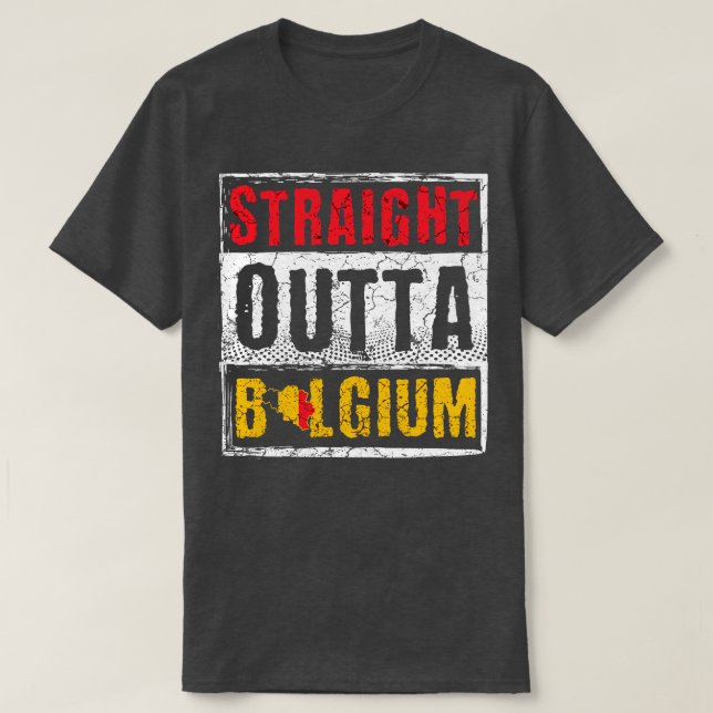 T-shirt Direct Outta Belgique (Design devant)