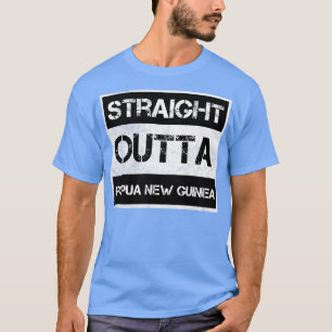 T-shirt Direct Outta Papouasie-Nouvelle-Guinée Voyageur Co