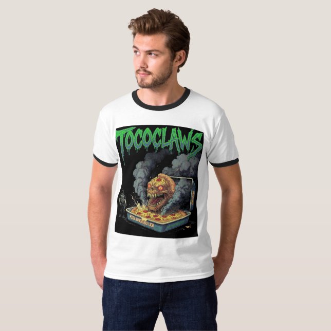 T-shirt Direct & Punchy) : Lich Lunchable Pizza - Construi (Devant entier)