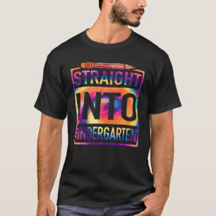 T-shirt Directement Dans La Maternelle Tie Dye Enseignant