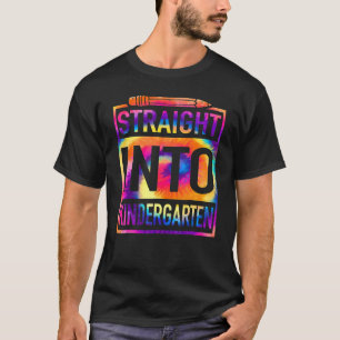 T-shirt Directement Dans La Maternelle Tie Dye Enseignant