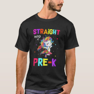 T-shirt Directement Dans Le Ballet Pré-K Unicorn Retour À