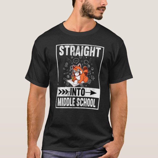 T-shirt Directement Dans L'Élément Primaire De L'École Sec (Devant)