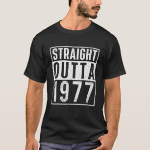 T-shirt Directement De 1977 Année De Naissance Anniversair