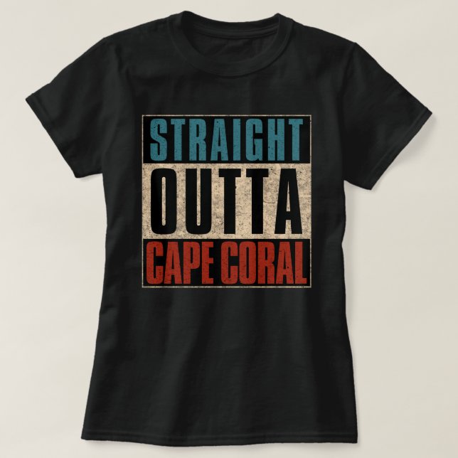 T-shirt Directement de Cape Coral Floride FL (Design devant)